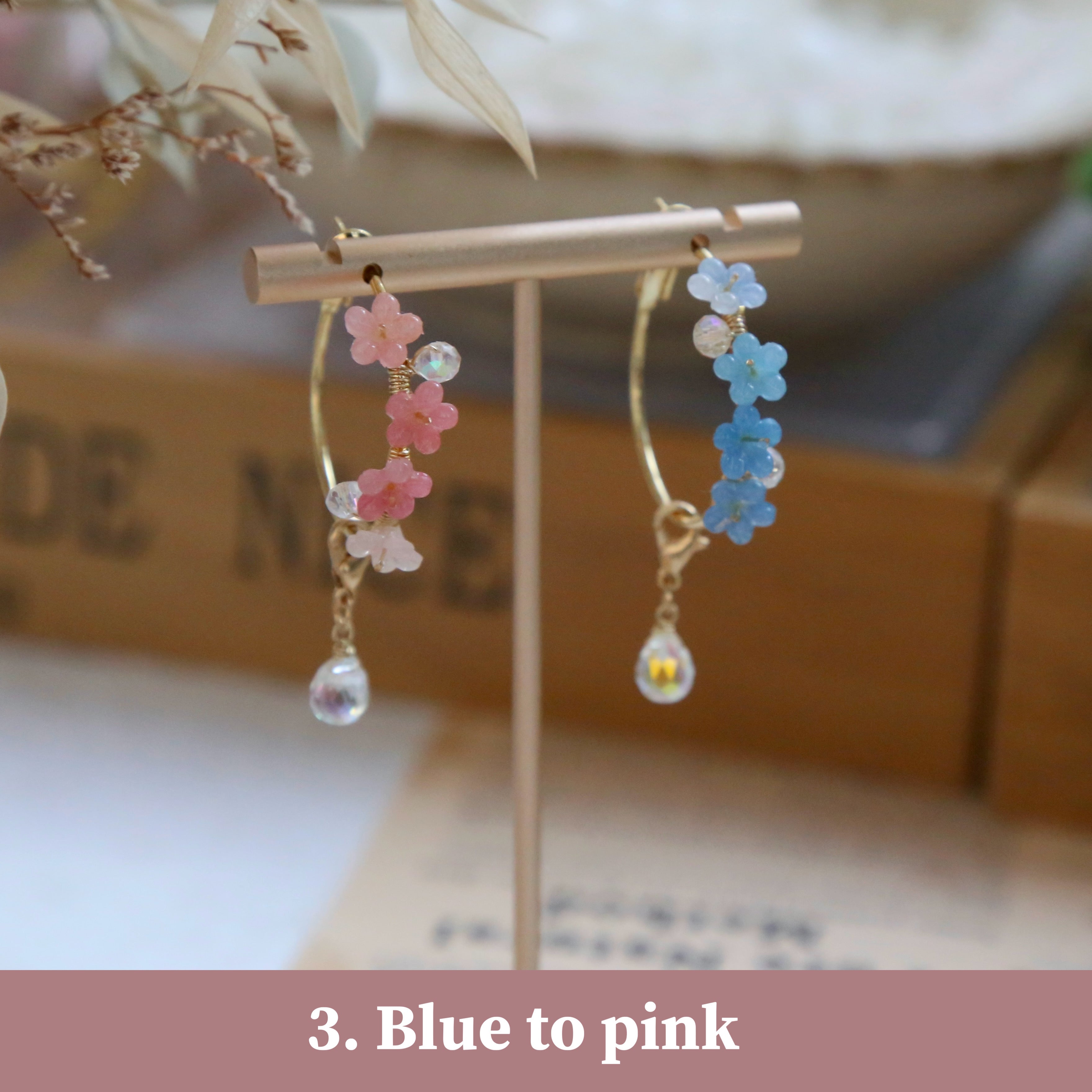 Everbloom Gradient Hoop Earrings