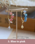 Everbloom Gradient Hoop Earrings