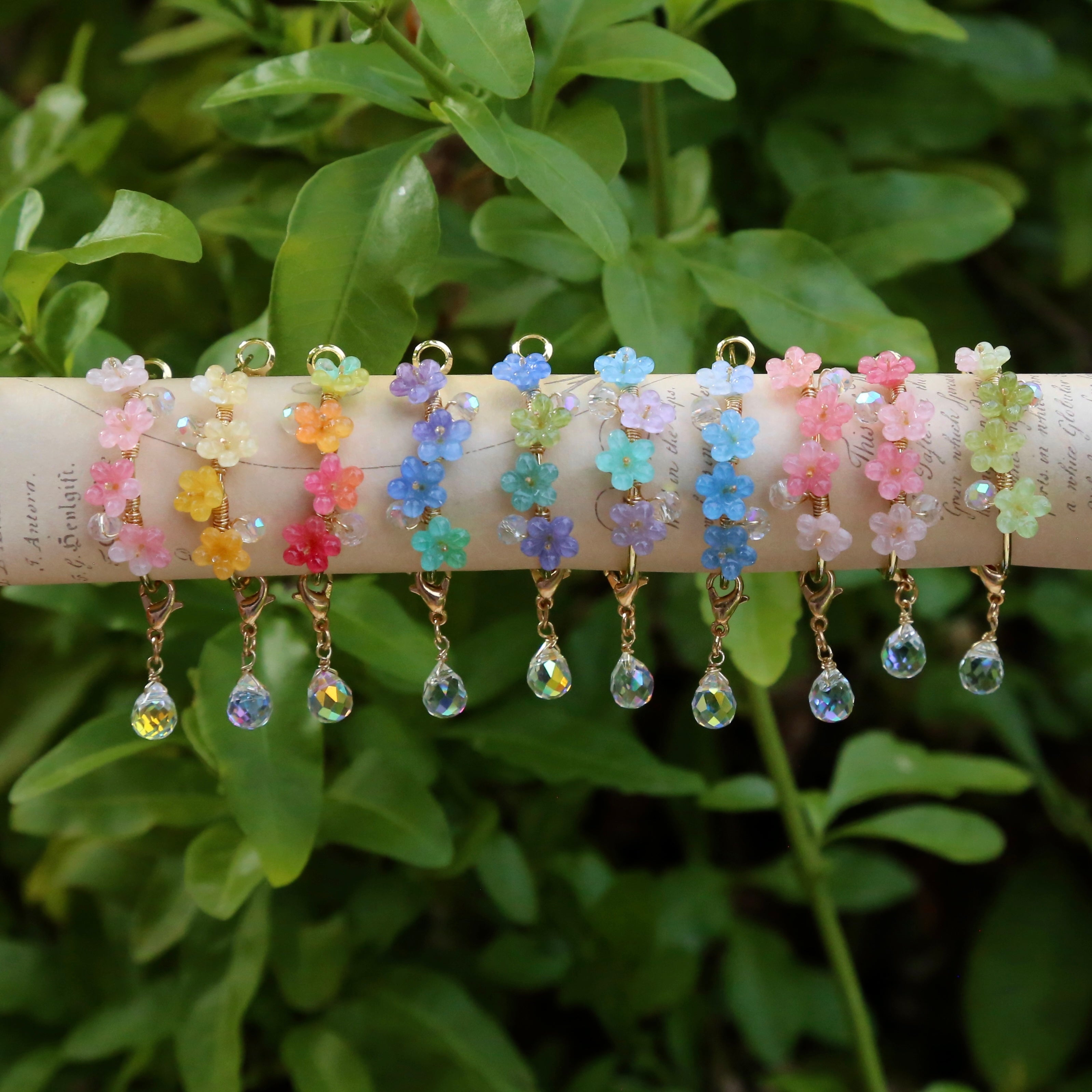 Everbloom Gradient Hoop Earrings