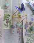 Grape Butterfly Sun Catcher