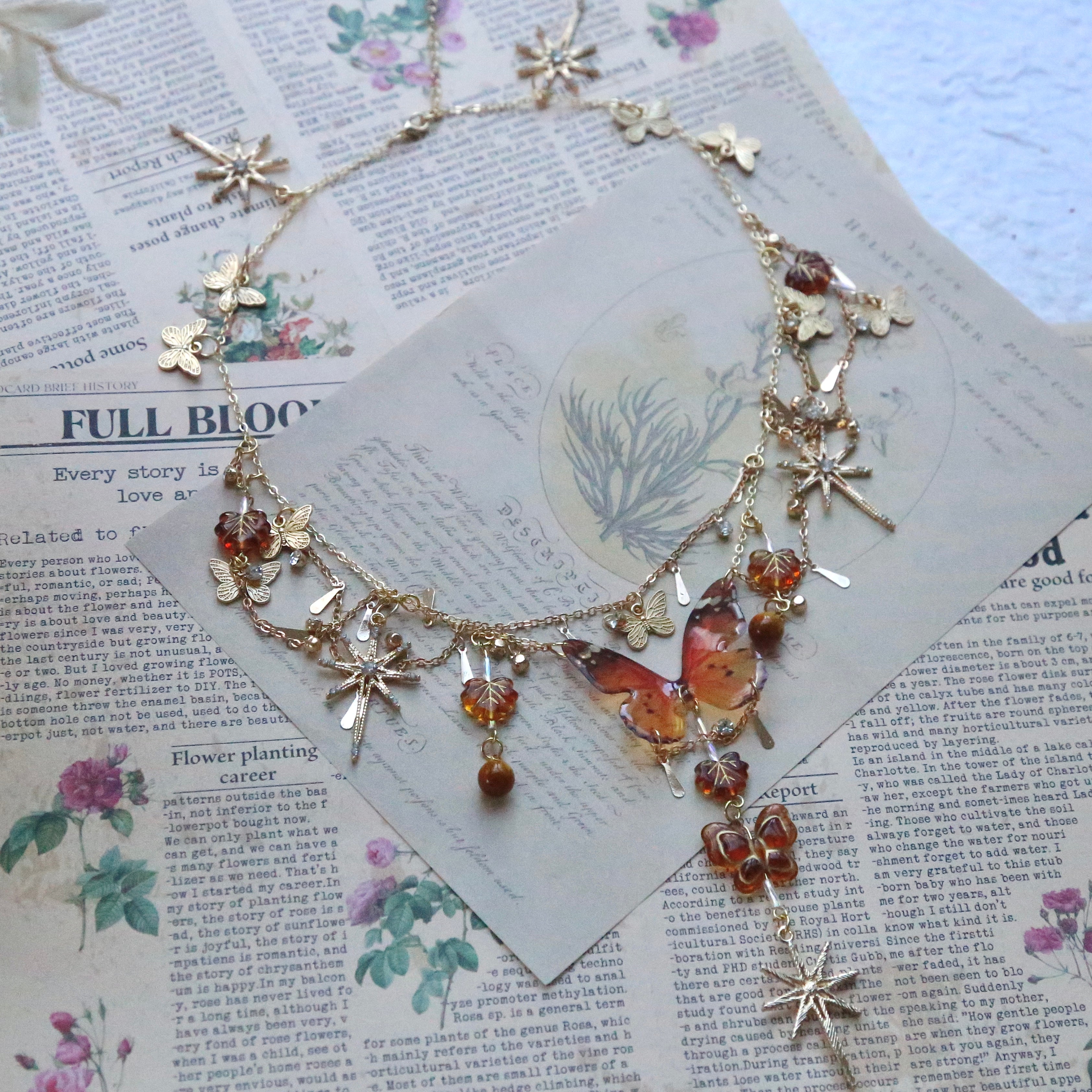 Butterfly Star Necklace