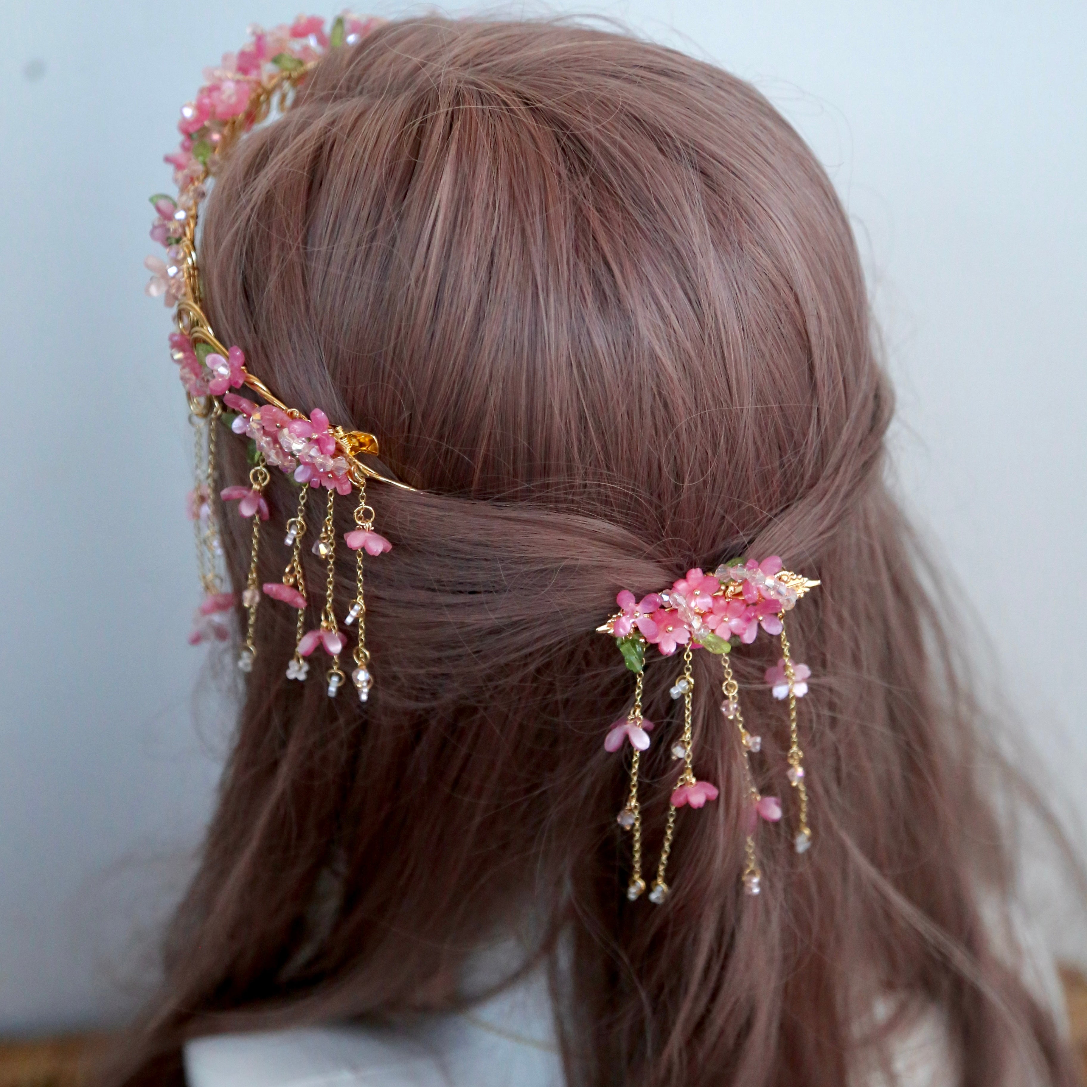 Cherry Blossom Hair Clip