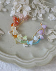 Rainbow Lily of the Valley Wavy Bracelet