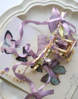 Wisteria Resin Wire-Wrapped Hair Claw