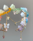 Rainbow Lily of the Valley Wavy Bracelet