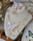 Iridescent Butterfly Necklace