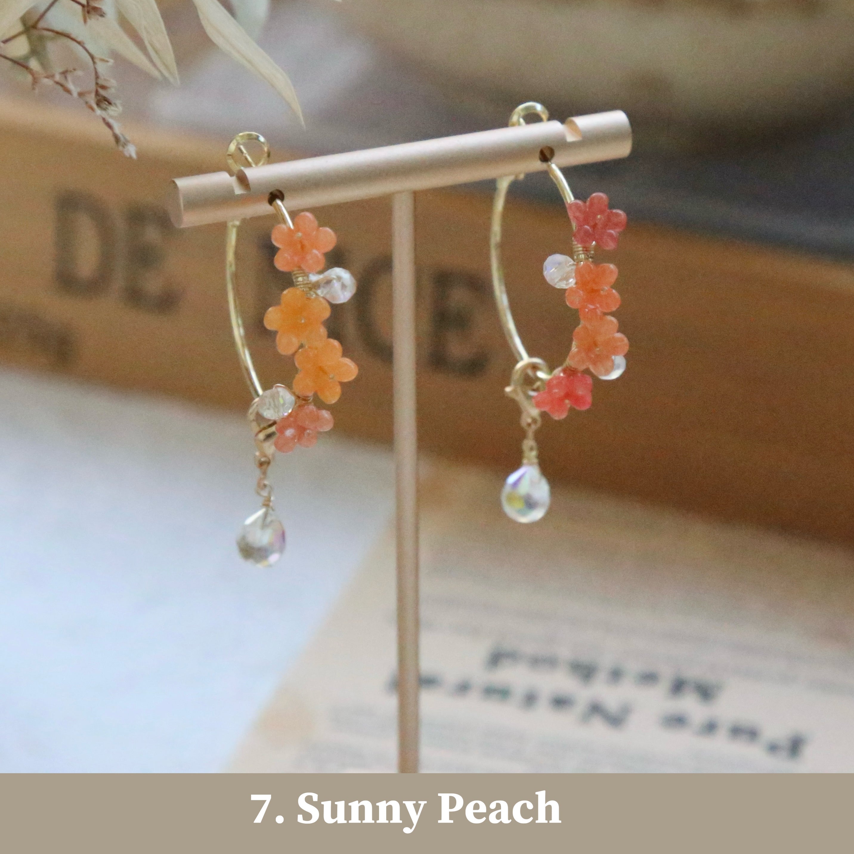 Everbloom Gradient Hoop Earrings
