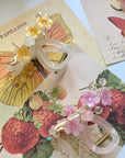 Mini Plumeria Claw Clip