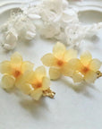 Shrink Plastic Plumeria Hair Clips