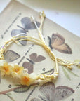 Shrink Plastic Plumeria Bracelet