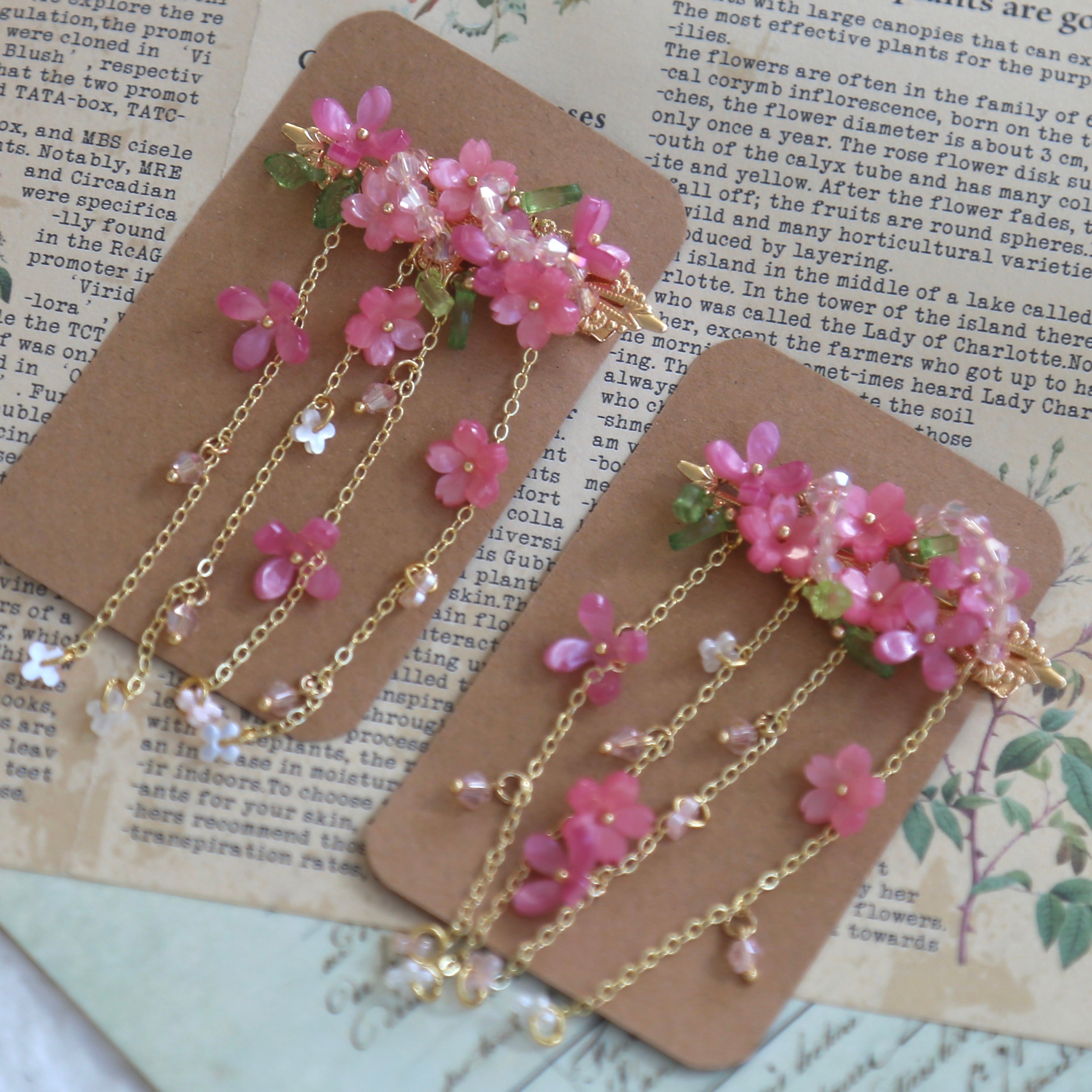 Cherry Blossom Hair Clip