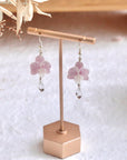Orchid Flower Earrings