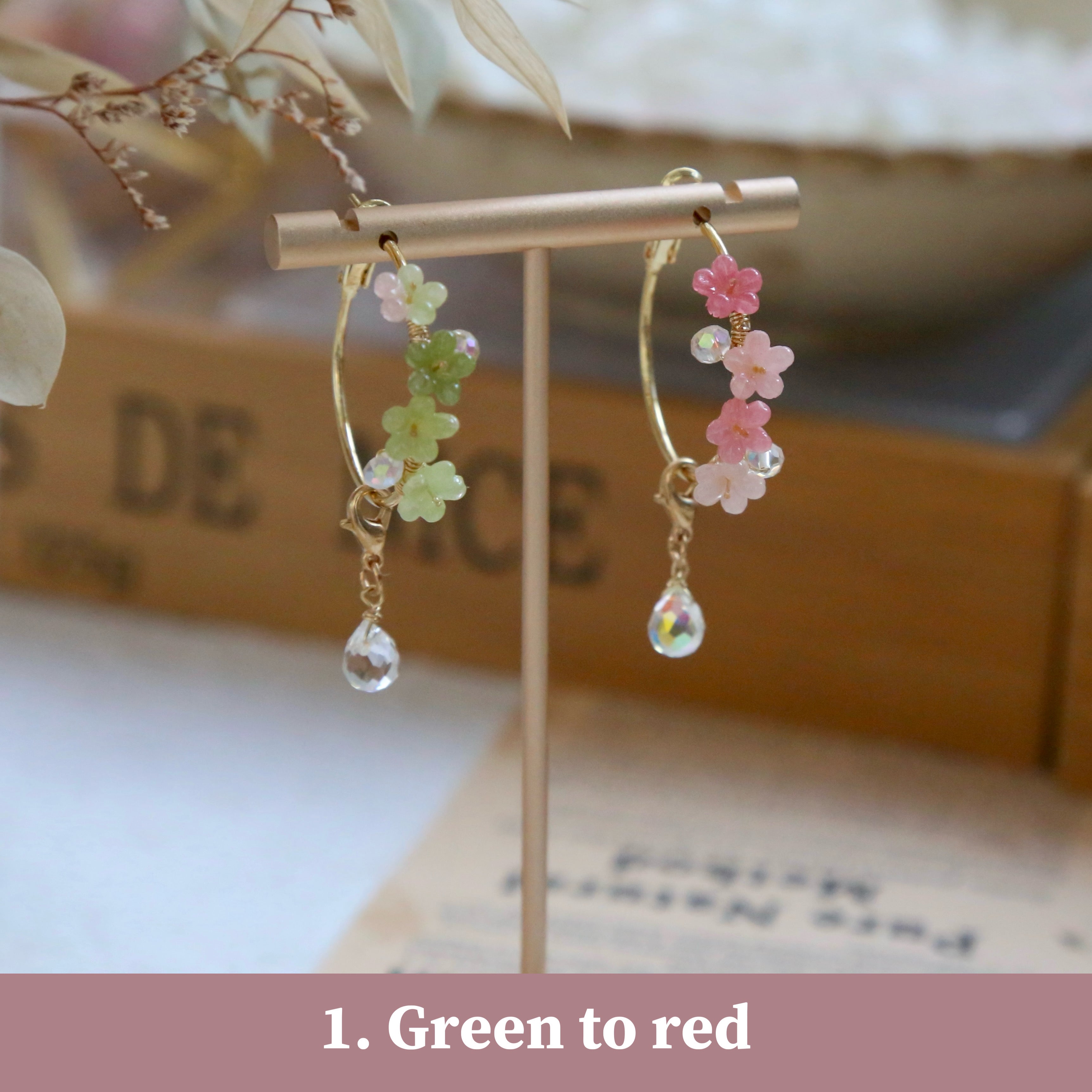Everbloom Gradient Hoop Earrings