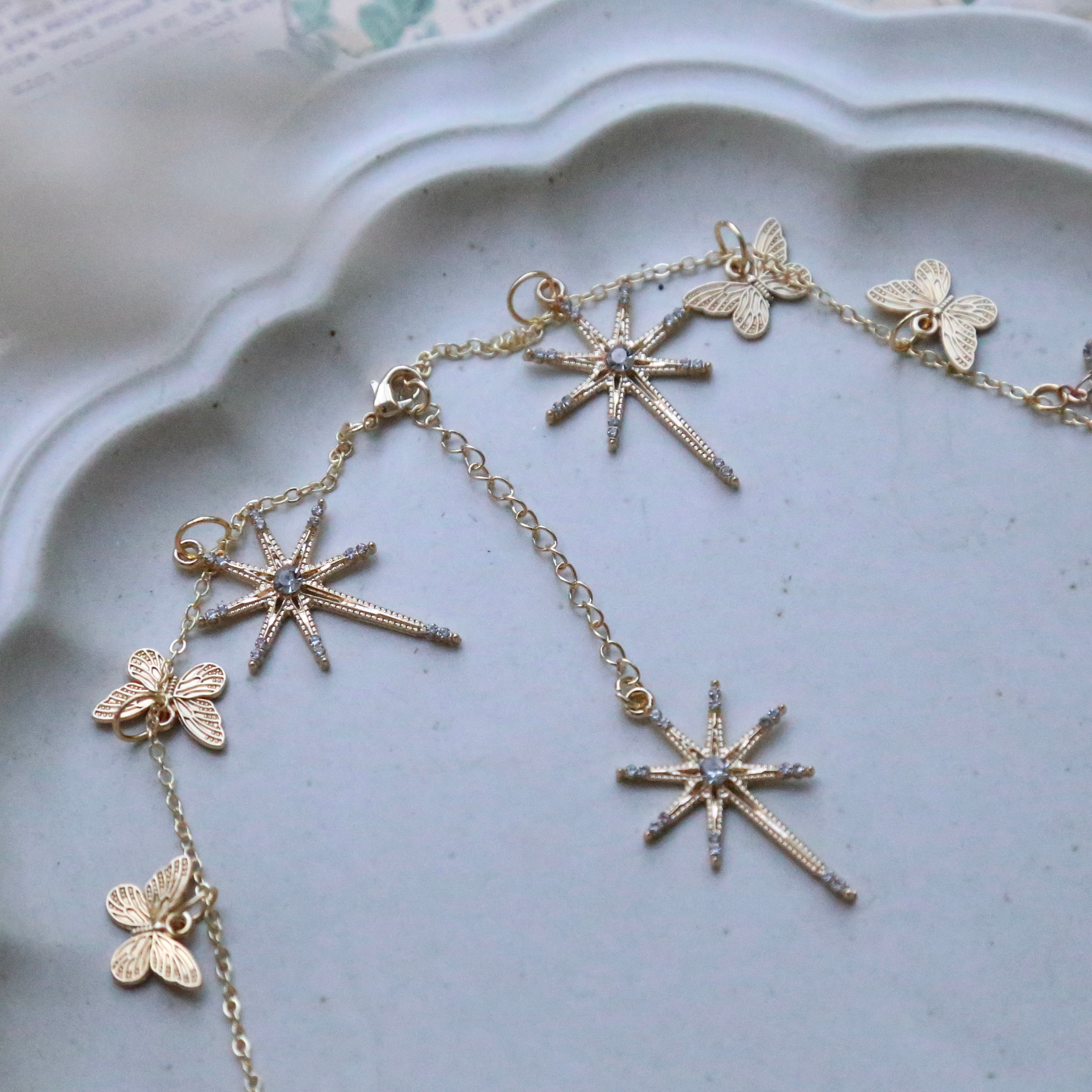 Butterfly Star Necklace