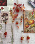 Red Berry Maple Leaf Sun Catcher