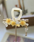 Mini Plumeria Claw Clip