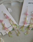 Pink Calla Lily Earrings
