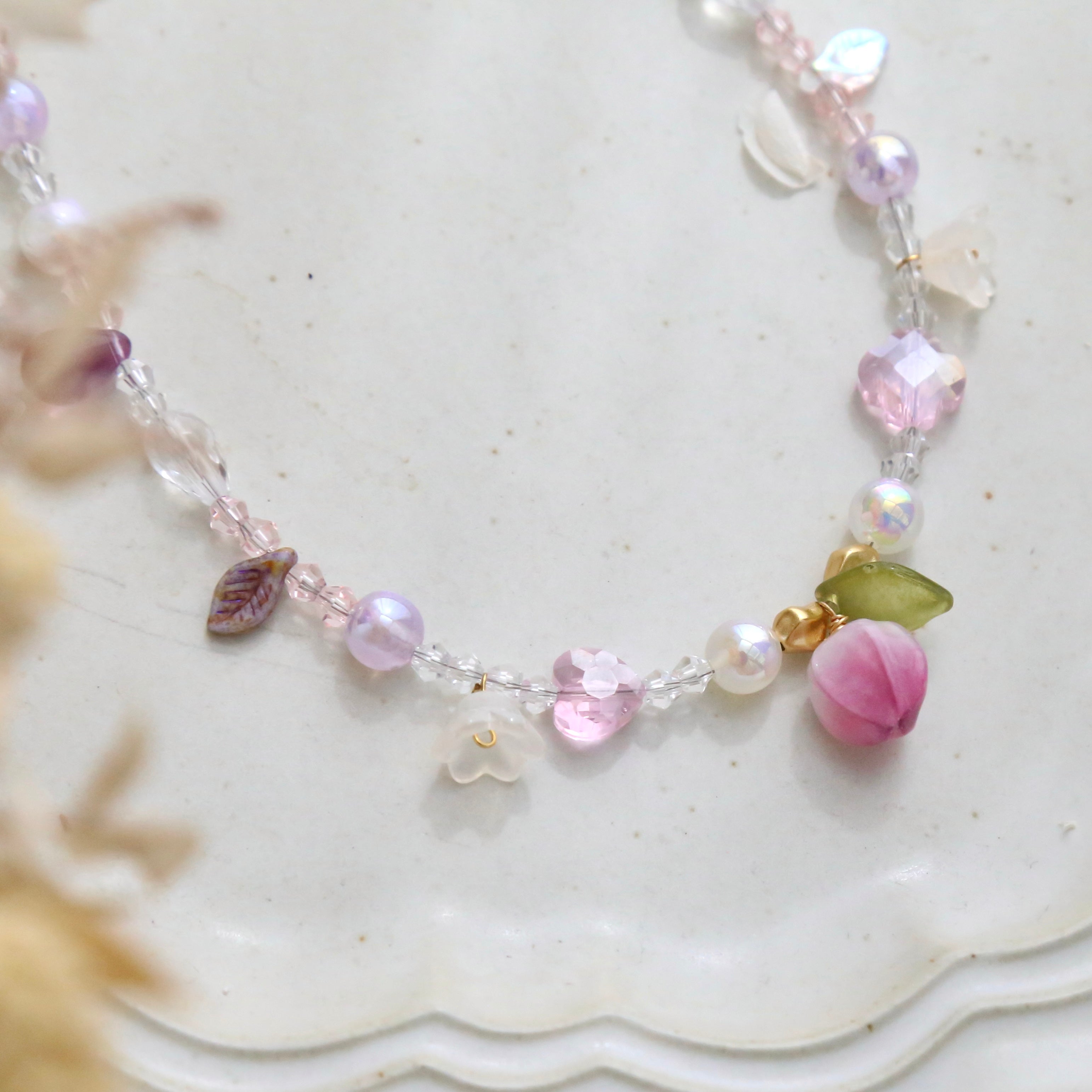 Wild Berry Crystal Necklace