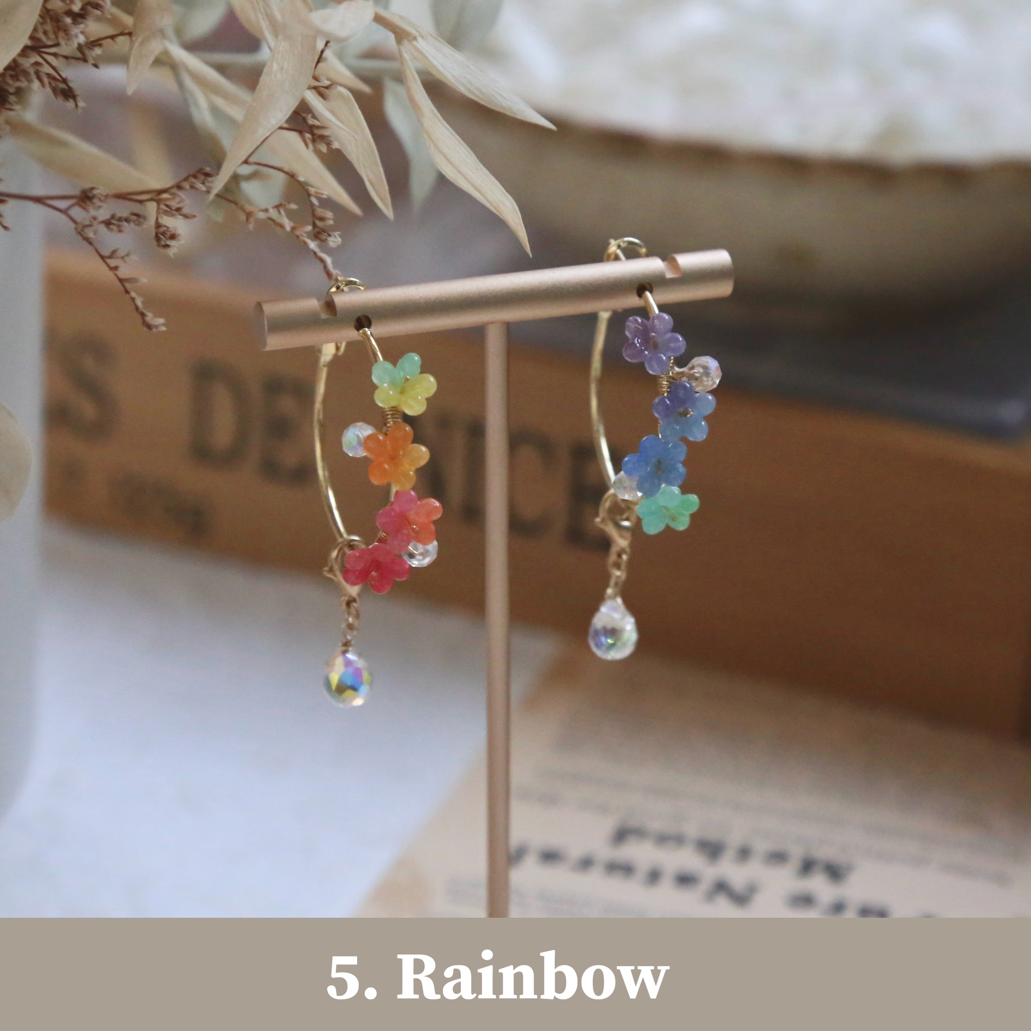 Everbloom Gradient Hoop Earrings
