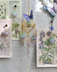 Grape Butterfly Sun Catcher