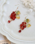 Red Berry Earrings