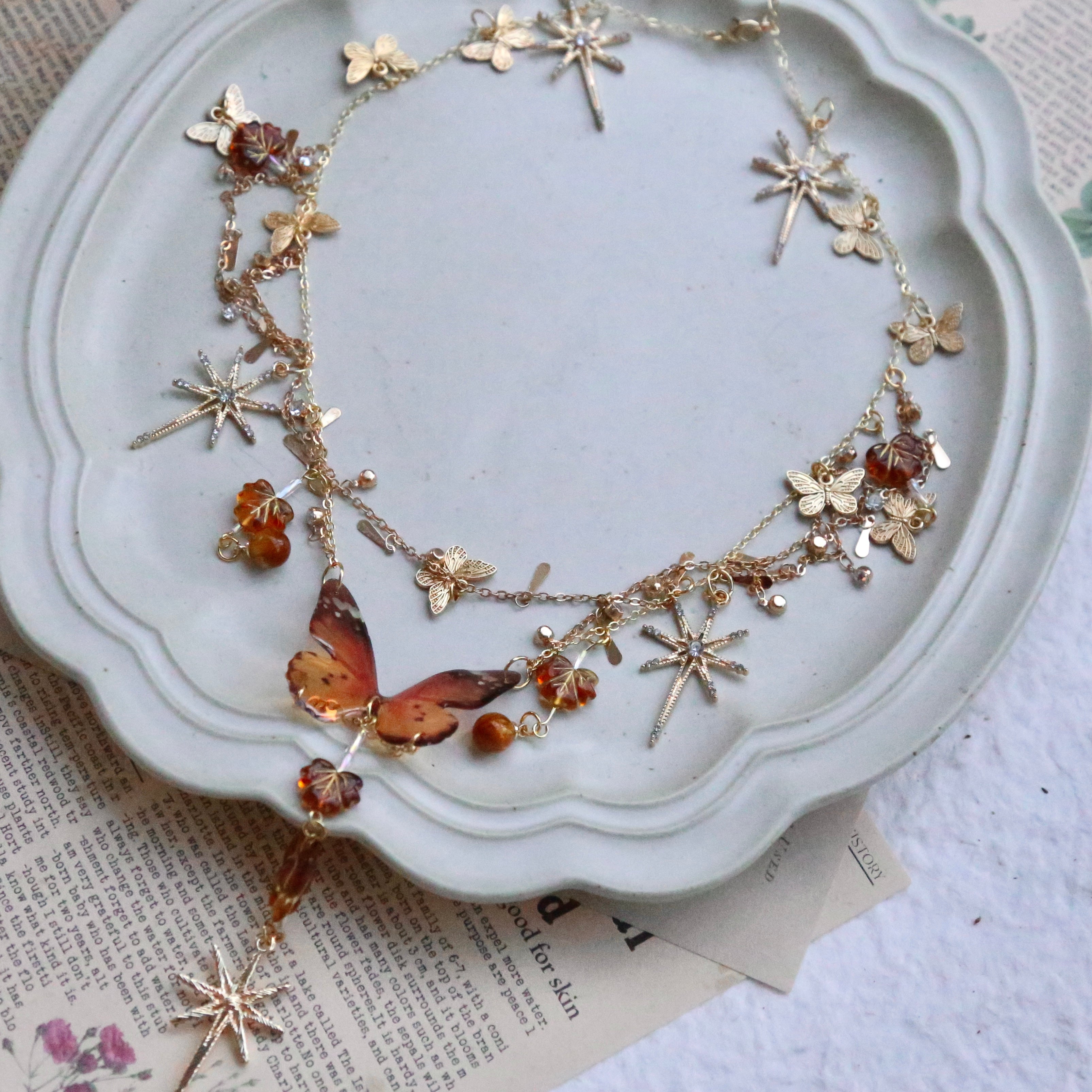 Butterfly Star Necklace