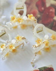 Mini Plumeria Claw Clip