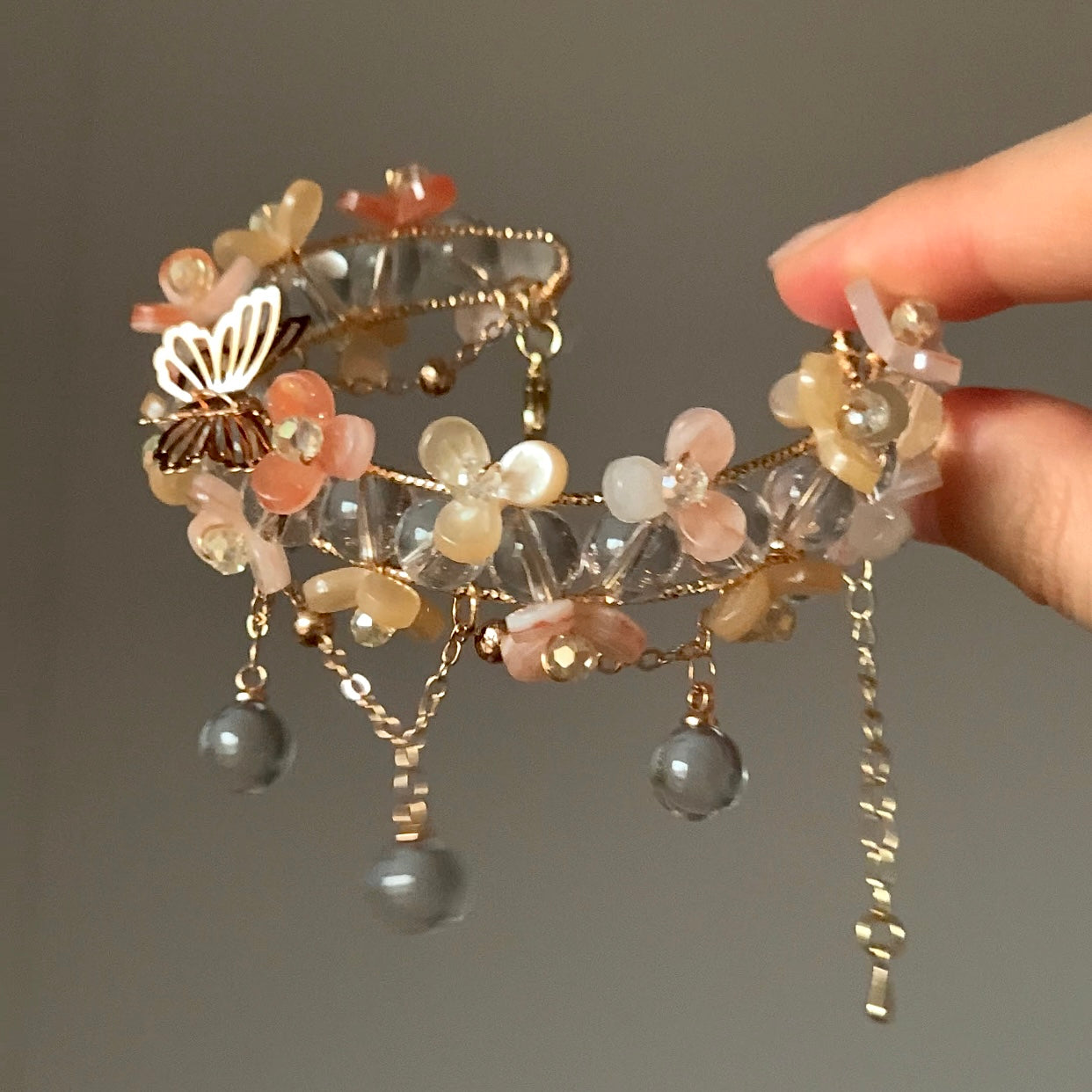 Orange Blossom Tassel Bracelet – SWEETSHOP JEWELRY