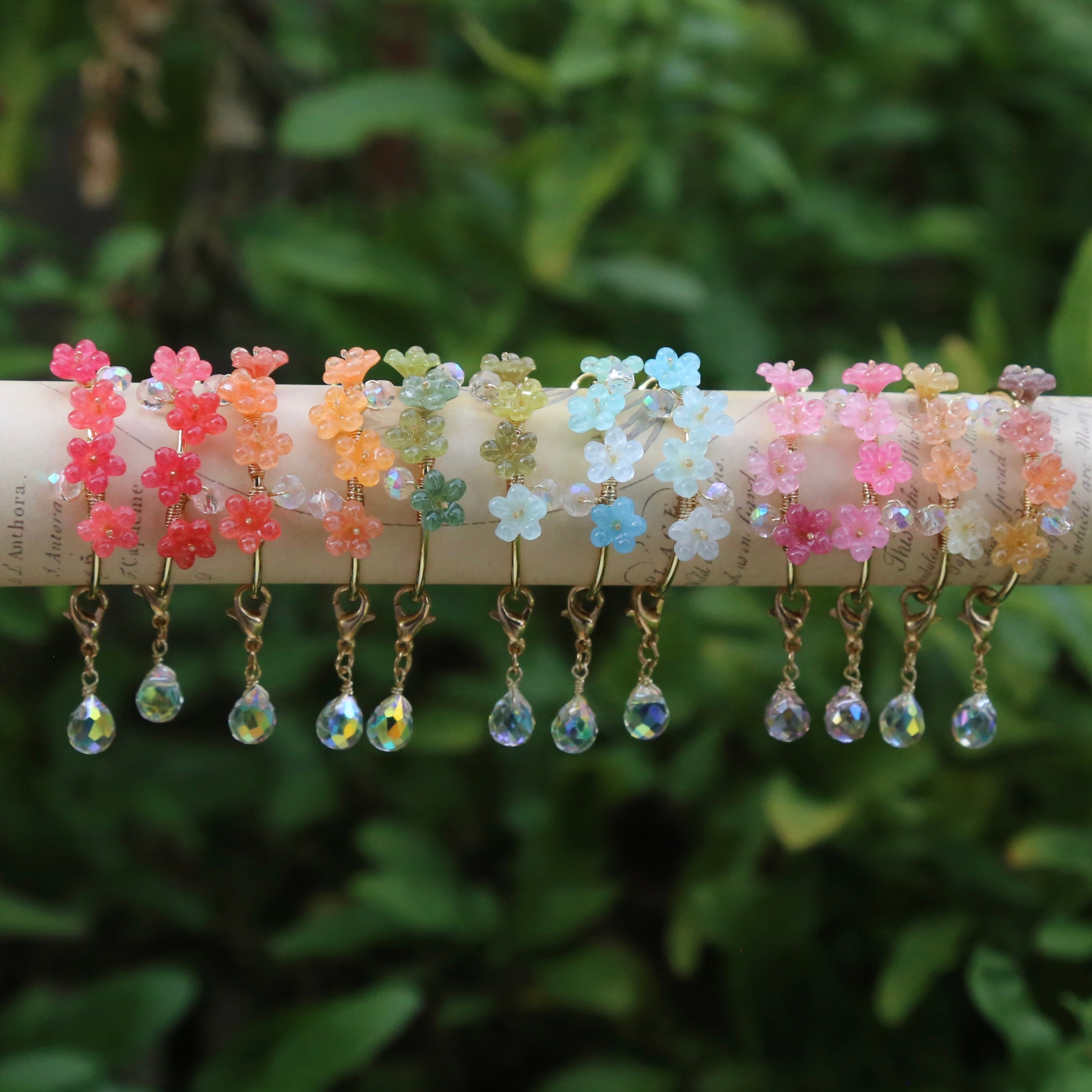 Everbloom Gradient Hoop Earrings