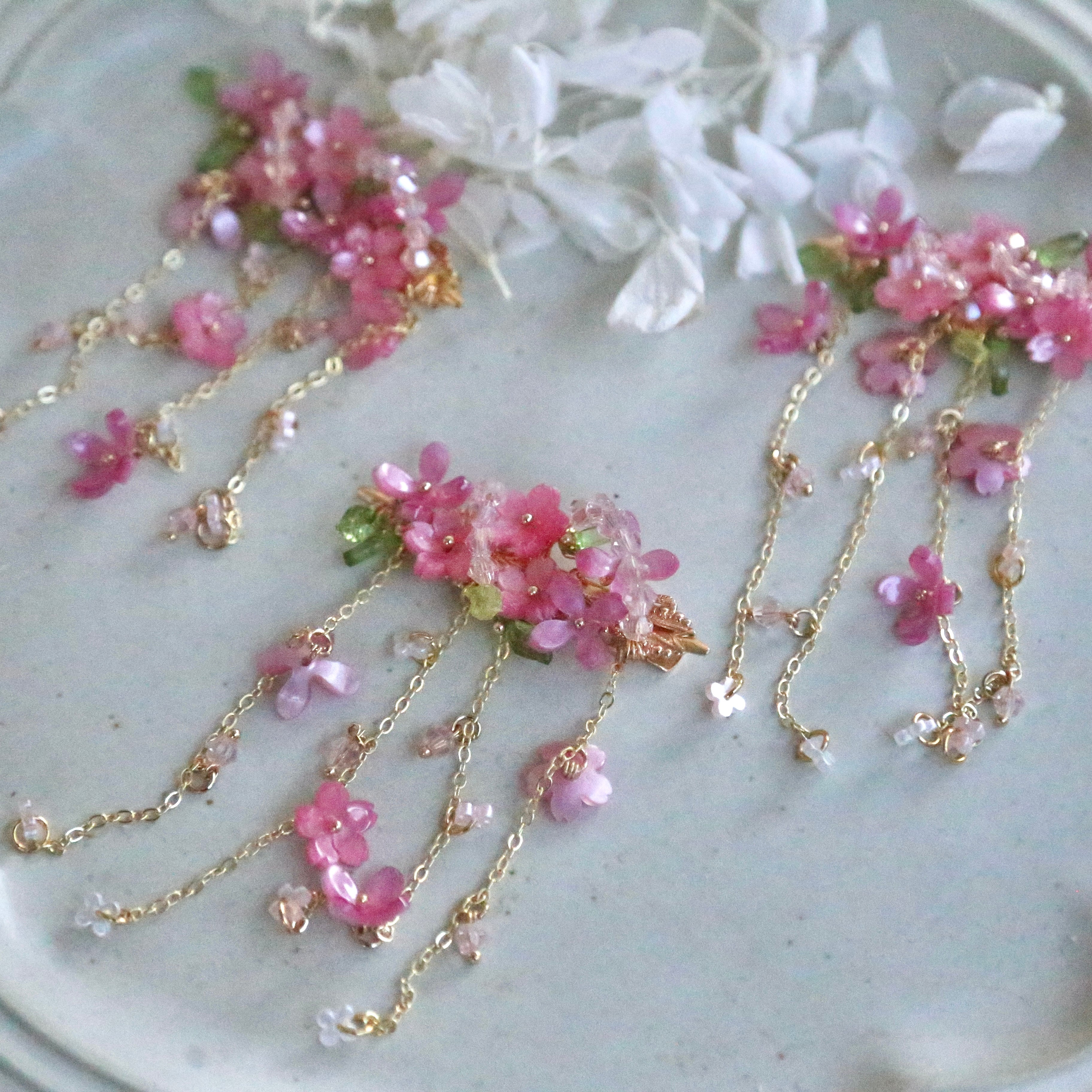 Cherry Blossom Hair Clip