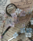 Hydrangea Bloom Double-Sided Hair Claw