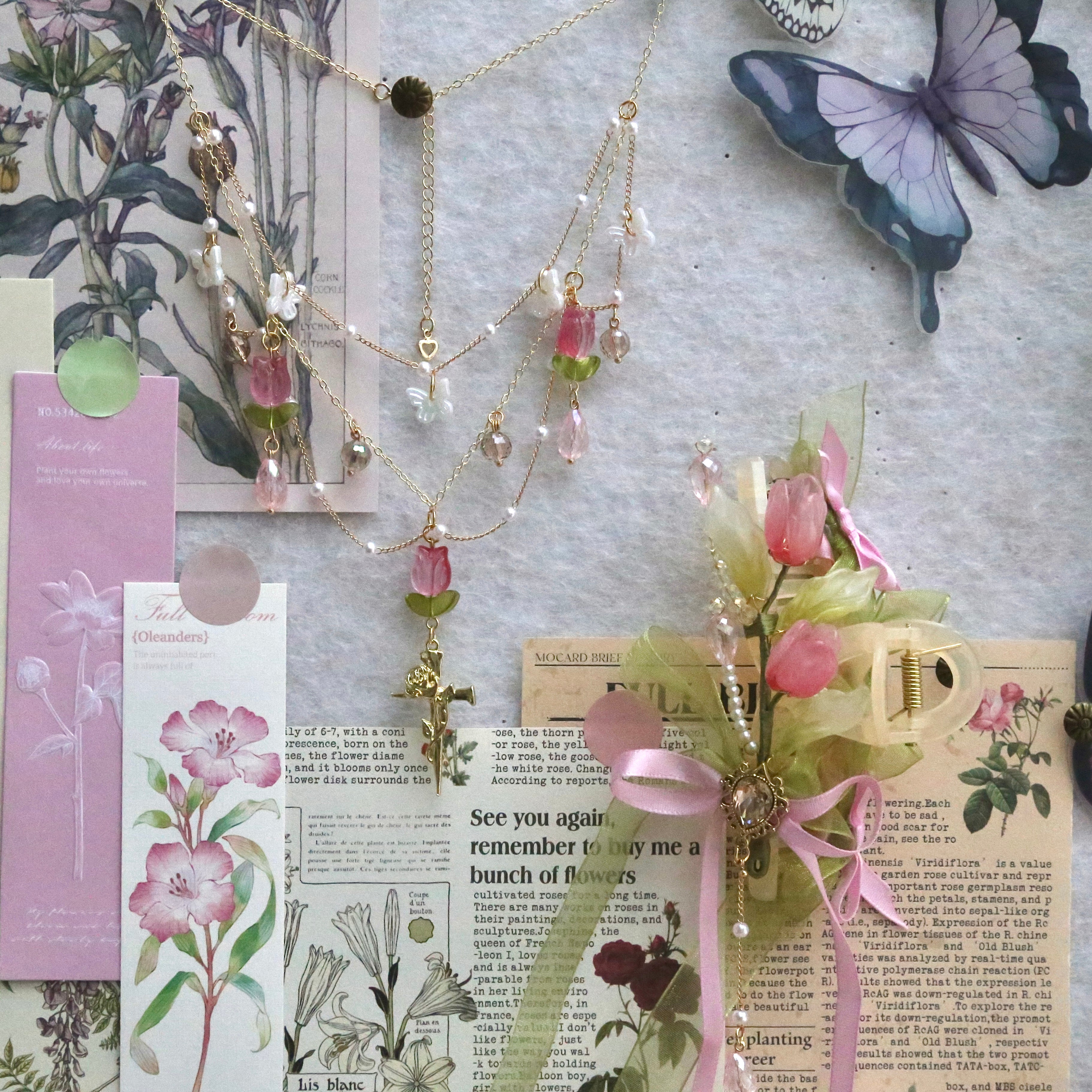 Tulip Fairy Necklace