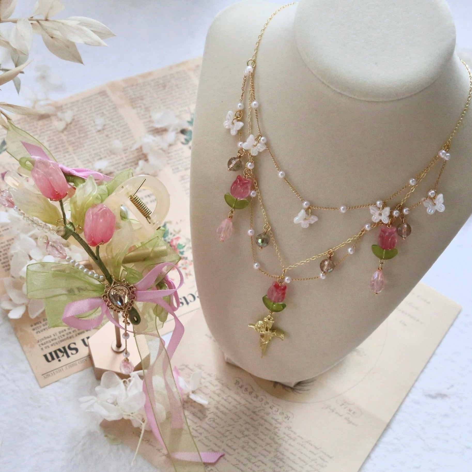 Tulip Fairy Necklace