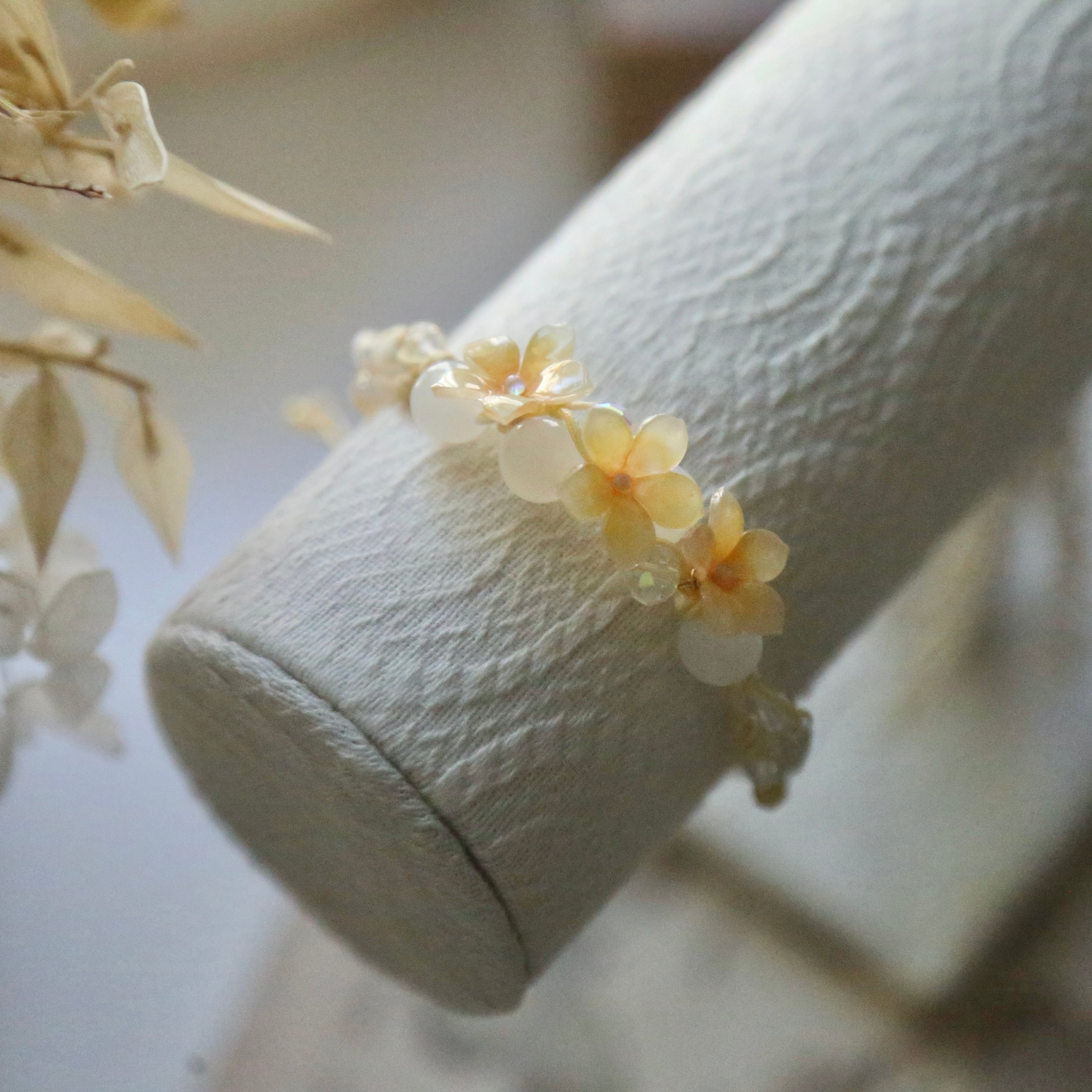 Shrink Plastic Plumeria Bracelet