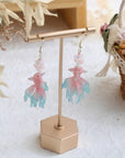 Goldfish Flower Earrings
