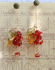 Red Berry Maple Leaf Sun Catcher