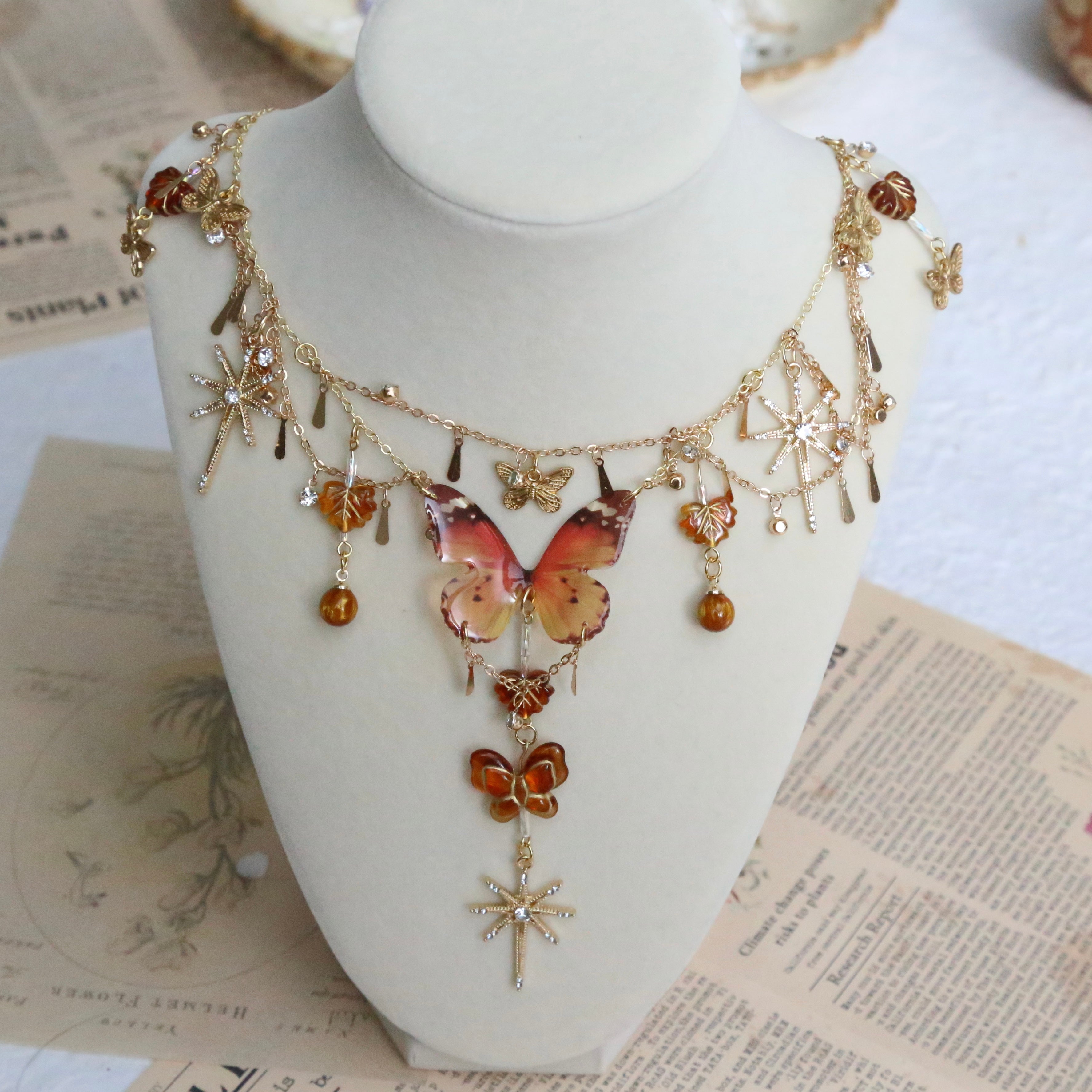 Butterfly Star Necklace