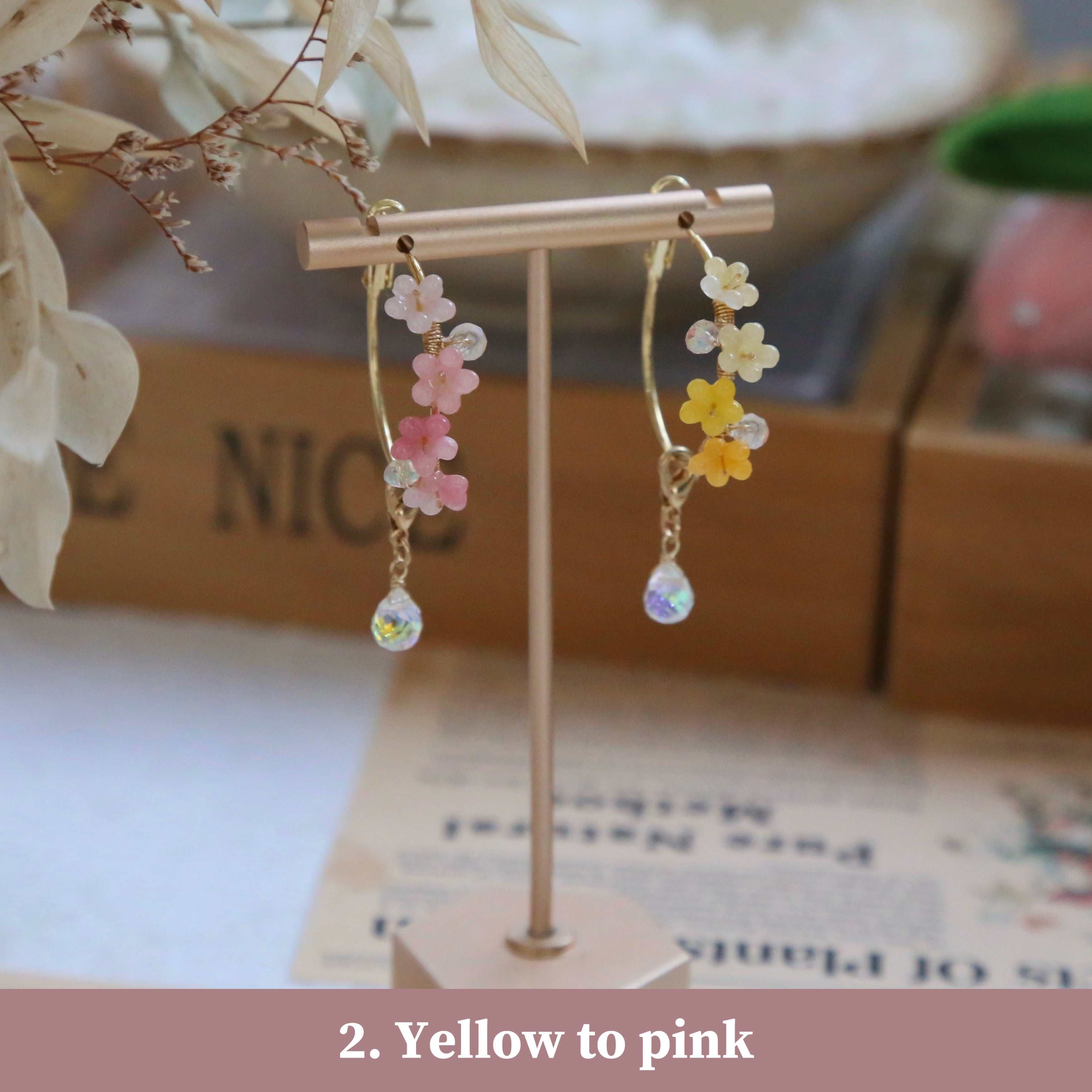 Everbloom Gradient Hoop Earrings