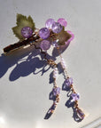 Grape Hair clips