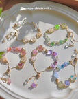 Resin Spring Flower Bracelets