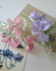 Shrink Plastic Iris Hair Claw