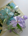 Shrink Plastic Iris Hair Claw