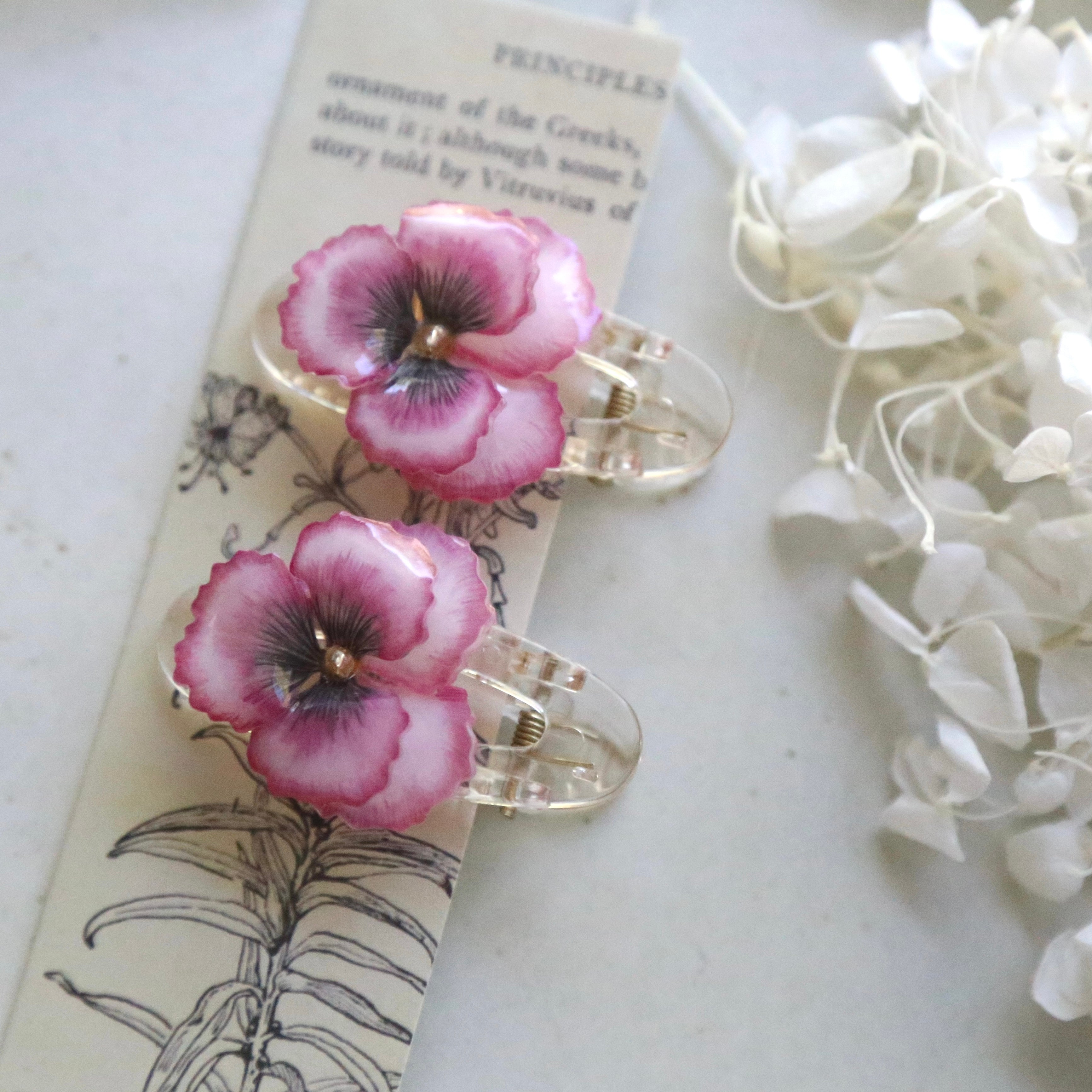 Pansy Hair Clip