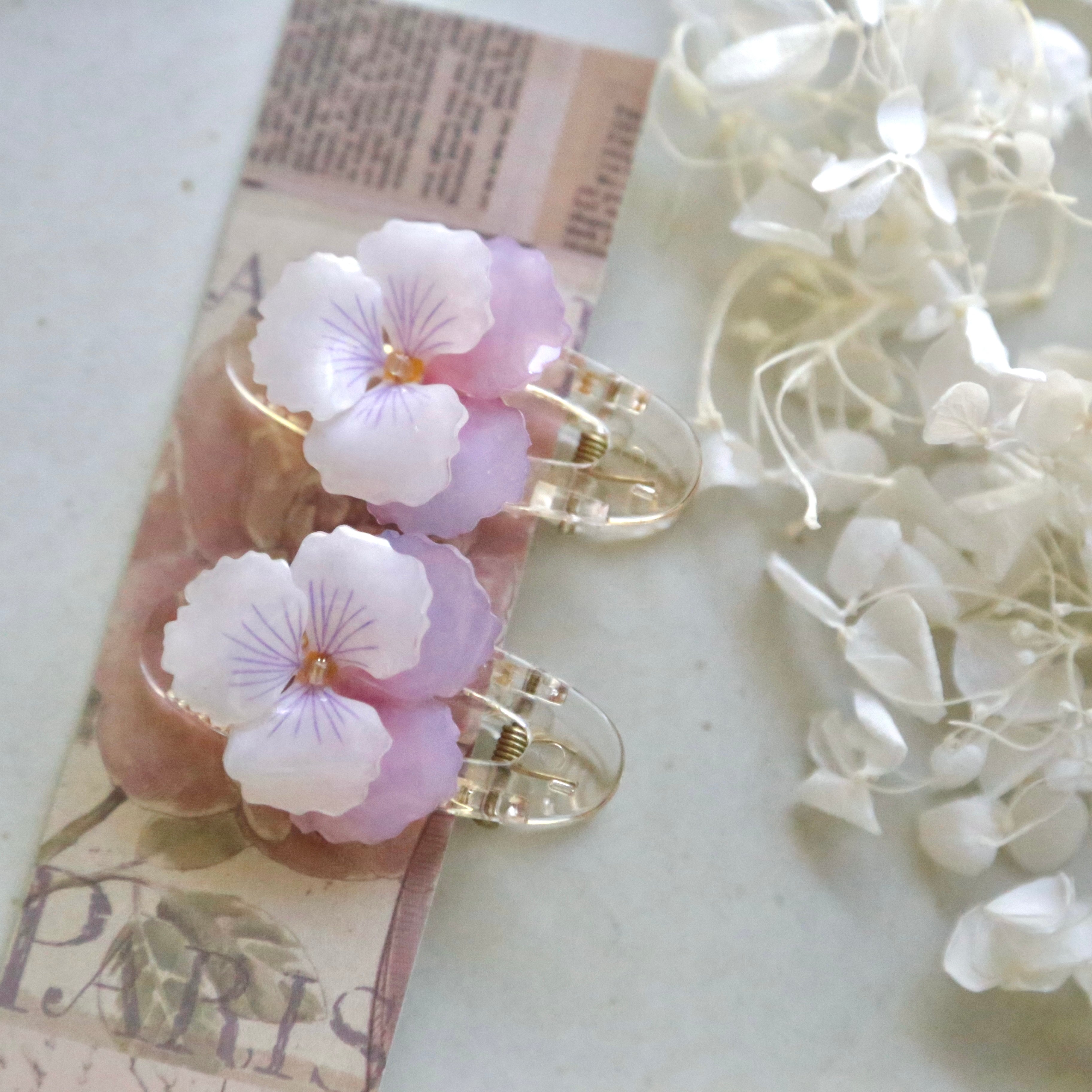 Pansy Hair Clip