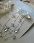Blue Hydrangea Hair Clip