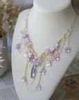 Hydrangea Crystal Necklace