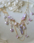 Hydrangea Crystal Necklace