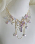 Hydrangea Crystal Necklace