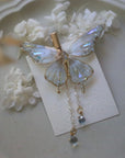 Wire-Wrapped Resin Butterfly Clip