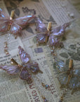 Wire-Wrapped Resin Butterfly Clip